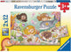 Ravensburger kleine feeën en zeemeerminnen - kinderpuzzel 2 x 12 stukjes - vanaf 3+