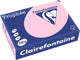 Clairefontaine trophée pastel, gekleurd papier, a4, 210 g, 250 vel, roze