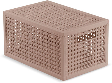 Curver kaya opbergmand - 7l - 18,8x30x15,4 cm - warm taupe