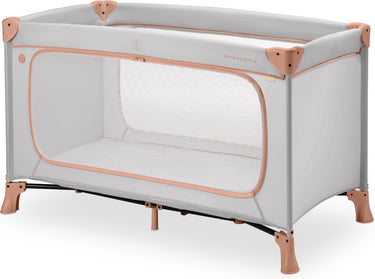 Hauck dream n play plus - campingbedje - extra grote doorgang - dusty cork