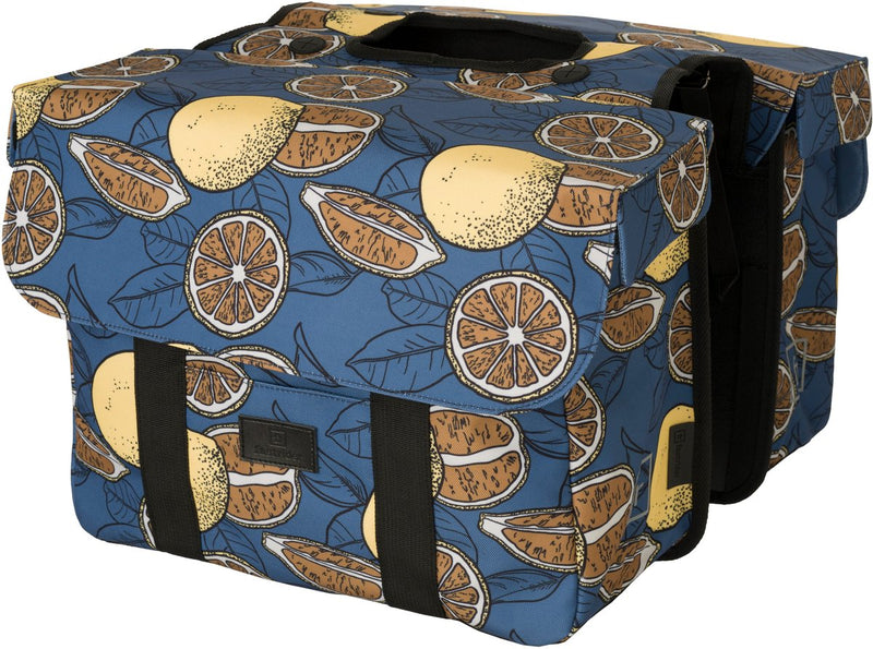Afbeelding laden in galerijviewer, Fastrider nyla dubbele fietstas trend lemon
