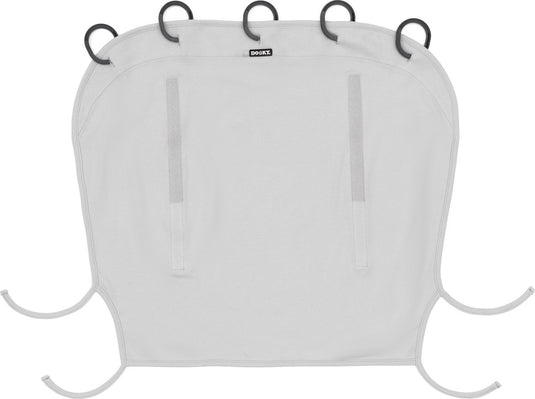Dooky universal cover zonnescherm kinderwagen - uv bescherming voor je kind - zonnedoek buggy - uni grijs