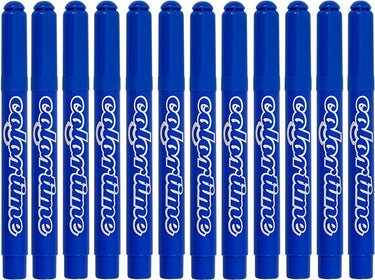 Colortime stift, 5 mm lijn, azuur transparant gl, 12 stuks