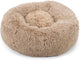 Beeztees yali - hondenmand - pluche - beige - diam. 50 cm s