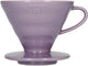 Hario v60 dripper - 02 size - keramiek - paarse heide