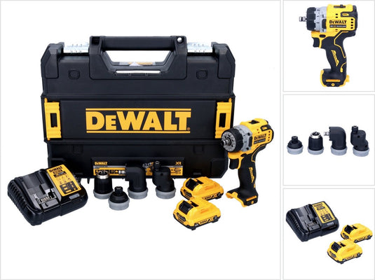 Dewalt dcd703l2t-qw accuboormachine