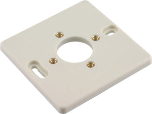 Berker montageplaat enkel creme
