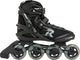 Roces pic tif 80 skeelers – 4x80mm wielen – fitness inline skates – zwart grijs – maat 42