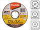Makita b-45733 doorslijpschijf - 125 x 22,23 x 0,8mm - rvs - inox