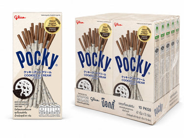 Pocky cookie cream - 10 x 45gr- voordeelverpakking