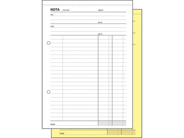 Sigel nota kopieblok - expres - a5 - 2x50 vel - zelf kopiërend -si-40915
