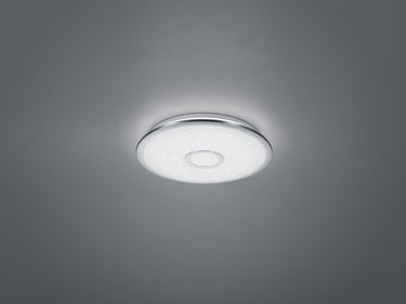 Trio osaka - plafonniere - chroom - smd led - binnenverlichting