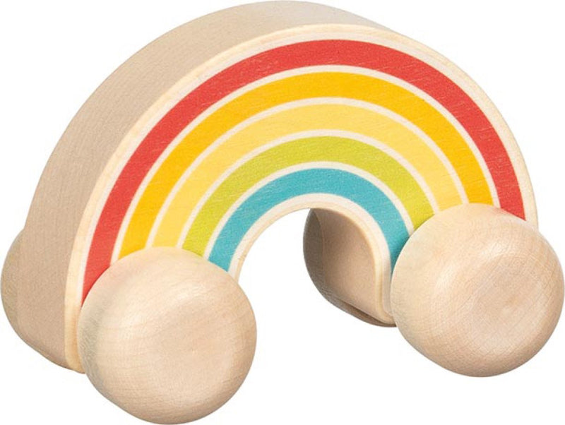 Afbeelding laden in galerijviewer, Goki houten voertuig regenboog
