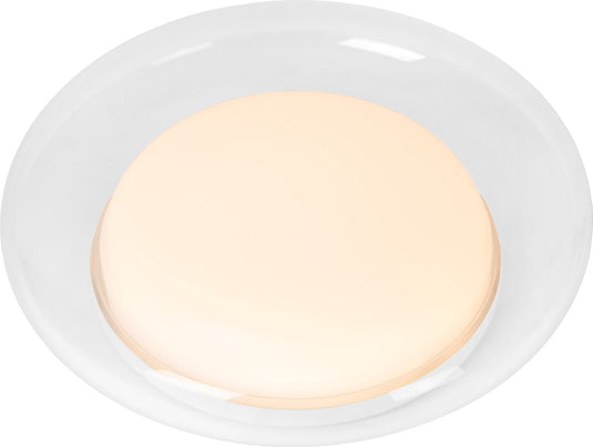 Lucide sketes - plafonnière (plafondlamp) - ø 35,2 cm - led dimbaar - cct - 1x18w 2700k 5000k - transparant
