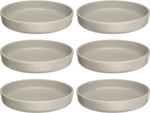 Leonardo roma bord diep 20cm beige - set 6