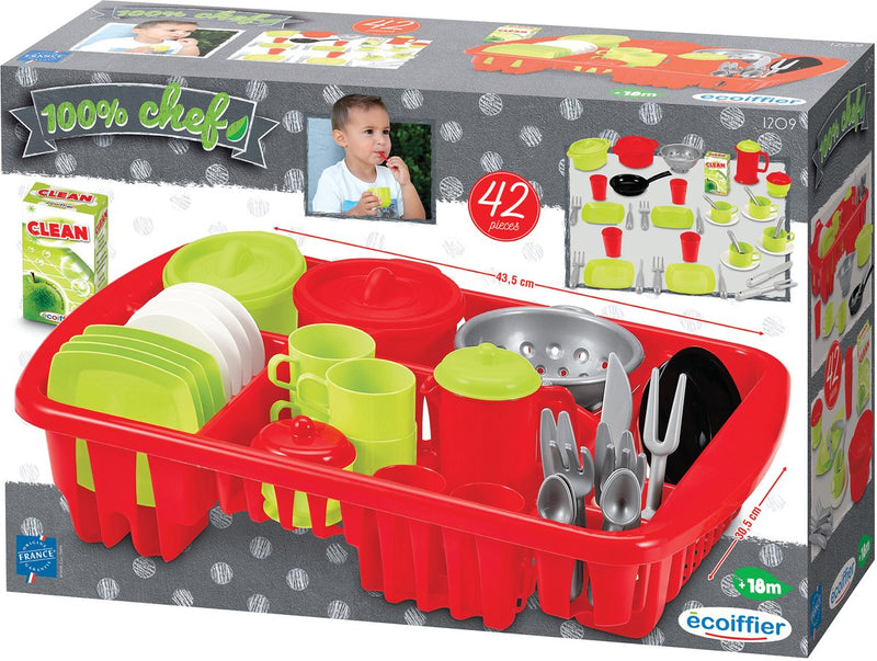 Afbeelding laden in galerijviewer, Ecoffier ecoiffier 100% chef afwasset - 42dlg.
