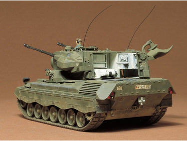 Tamiya modelbouwpakket militaire voertuigen - 35099 bw flak-panzer gepard with 1 figure plastic - 1:35 - modelbouw