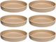 Leonardo roma bord diep 20cm abrikoos - set 6