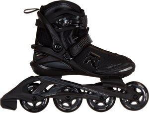 Roces icon 80 skeelers volwassenen – 4x80mm wielen – fitness inline skates – zwart – maat 38