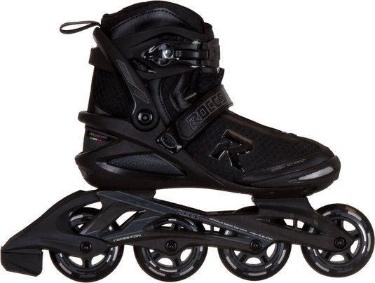 Roces icon 80 skeelers volwassenen – 4x80mm wielen – fitness inline skates – zwart – maat 38