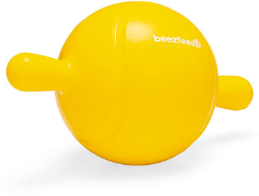 Beeztees apportino bal - hondenspeelgoed - geel - 21,5x12x12 cm