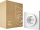 Fibaro walli n outlet type f - wit - klassiek basiselement