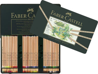 Faber-castell pastelpotloden - pitt - blik 60 stuks - fc-112160