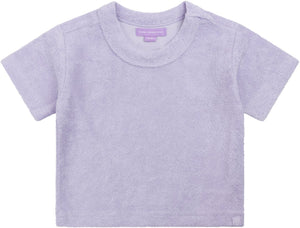 Swim essentials - strandshirt - 1-6 jaar- lila - effen - muslin terry