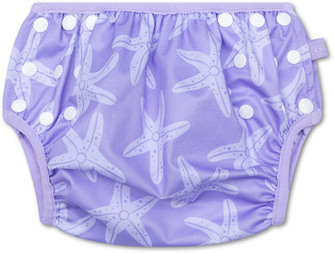 Swim essentials - zwemluier - 0-3 jaar - lila - sterrenprint - verstelbaar