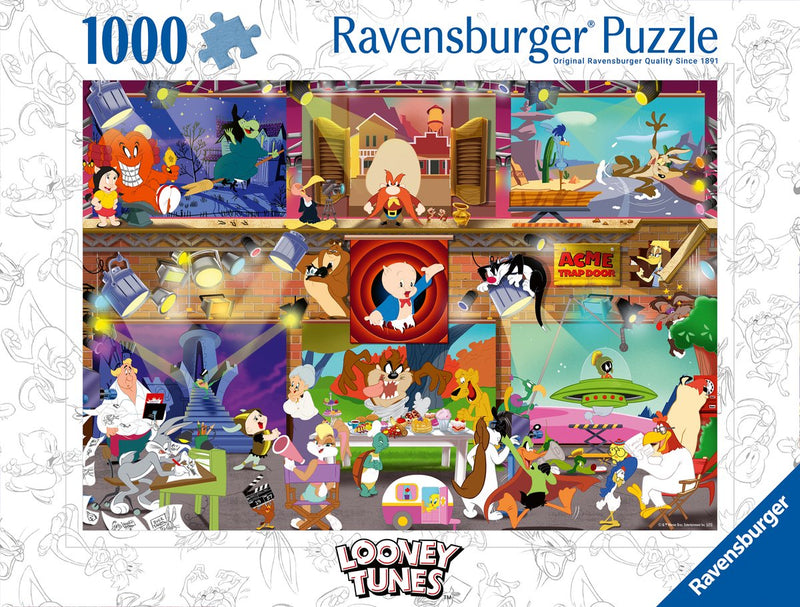 Afbeelding laden in galerijviewer, Ravensburger legpuzzel looney tunes studio - 1000st.
