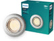 Philips led philips peridot inbouwspot - gu10 fitting - nikkel - rond - richtbare spot