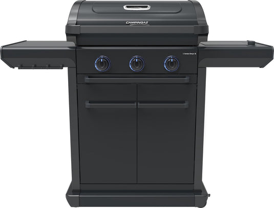 Campingaz 3 series onyx s gasbarbecue met zijbrander – modulaire bbq – 5 jaar garantie – zwart