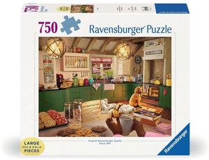 Ravensburger cozy kitchen - puzzel van 750 xl stukjes - exclusiviteit