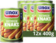 Unox - knakworst - vegetarische knaks - 12 x 400 g - voordeelverpakking