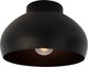 Eglo mogano 2 plafondlamp - e27 - ø28 cm - zwart
