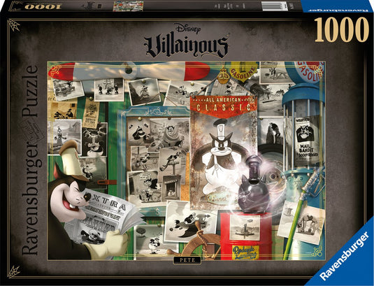 Ravensburger puzzel villainous pete - legpuzzel - 1000 stukjes