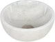 Plieger mini round waskom - 26x26x12cm - marmer wit