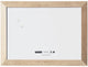 Bi-office bisilque kamashi - whiteboard - magnetisch - niet kantelbaar - met naturel kader
