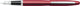 Sheaffer vulpen - vfm e9403 - m - excessive red nickel plated - sf-e0940353