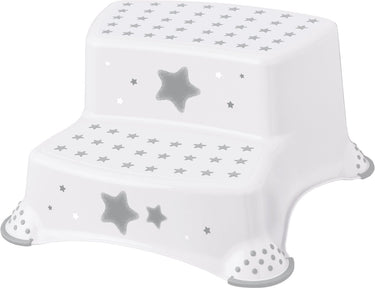 Keeeper stars wit 2 treden opstapje - kleur stars nordic white