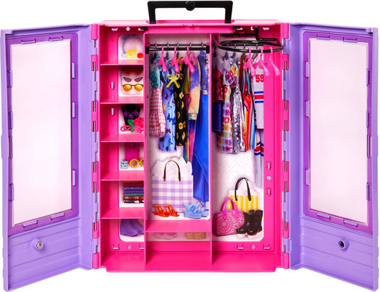 Barbie kledingkast - poppenkleding