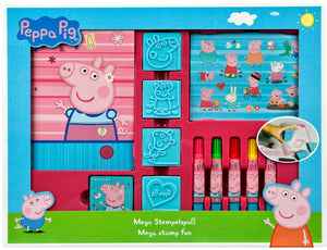 Peppa pig undercover mega stempel- en kleurset knutselplezier.