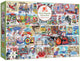 Gibsons - space hoppers scooters (door val goldfinch) - 1000 stukjes 68×49cm (b×h) - legpuzzels voor volwassenen