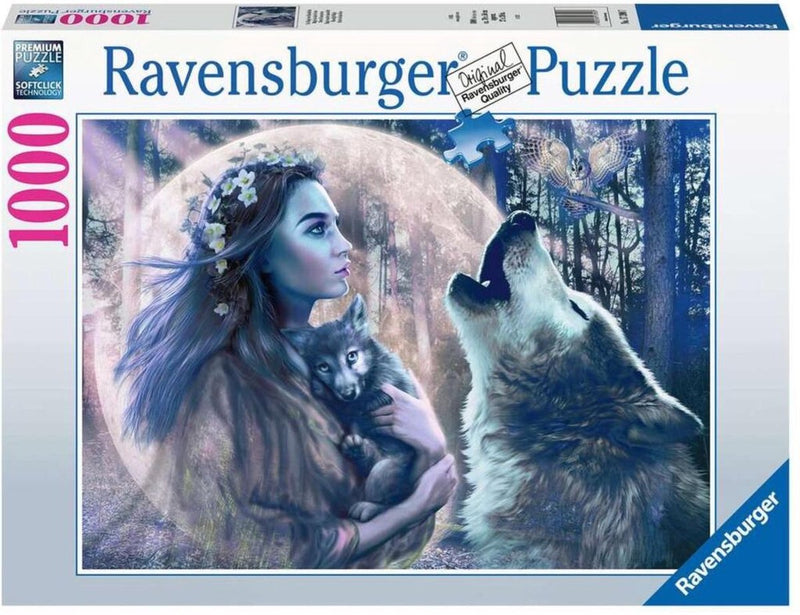 Afbeelding laden in galerijviewer, Ravensburger legpuzzel magie van het maanlicht, 1000st.
