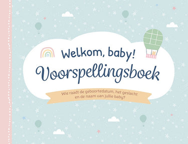 Paperstore deltas welkom baby voorspellingsboek.
