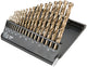 Graphite serie - hss-co metaalboren set - 19 stuks - 1.0-10.0 mm - 5% kobalt