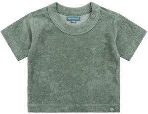 Swim essentials pure tones green boys top t-shirt 86 92