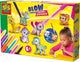 Ses creative blow airbrush pens - safari dieren 6x om te bespuiten - voor meisjes vanaf 5 jaar - blaasstiften - schoencadeautjes sinterklaas
