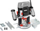 Skil bovenfrees 1200w - freesmachine - vingerfrees - spantangen 6, 6,35 8mm - freesdiepte 55mm - variabele snelheid - alle materialen - met breedtegeleider, centreerpen kopieerring - 1841 aa