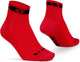 Gripgrab - classic low cut zomer fietssokken 1 paar korte coolmax sokken - rood - unisex - maat xs (35-38)